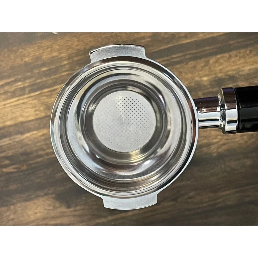 Rocket Espresso Single Spout Portafilter 58mm Chrome Black Handle E61 Group Head